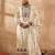Women Floral Embroidered Thread Work Cotton Kurta with Trousers & With Dupatta