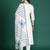 Floral Embroidered Cotton Kurta with Trousers & Dupatta