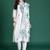 Floral Embroidered Cotton Kurta with Trousers & Dupatta