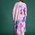 Floral Embroidered Empire Thread Work Kurta With Trousers & Dupatta