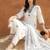 Women Floral Embroidered Thread Work Cotton Kurta with Trousers & With Dupatta