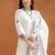 Women Floral Embroidered Thread Work Cotton Kurta with Trousers & With Dupatta