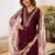 Women Ethnic Motifs Embroidered Thread Work Kurta with Patiala & With Dupatta