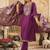 Ethnic Motifs Embroidered Sequinned Kurta With Trousers & Dupatta