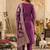 Ethnic Motifs Embroidered Sequinned Kurta With Trousers & Dupatta