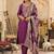 Ethnic Motifs Embroidered Sequinned Kurta With Trousers & Dupatta