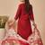 Women Ethnic Motifs Embroidered Thread Work Kurta with Patiala & With Dupatta