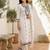 Women Ethnic Motifs Embroidered Thread Work Cotton Kurta with Trousers & With Dupatta