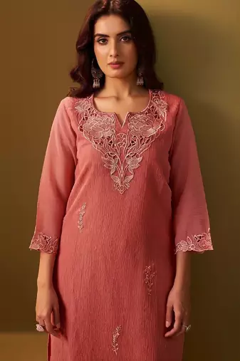 Women Ethnic Motifs Embroidered Kurta with Trousers & Dupatta