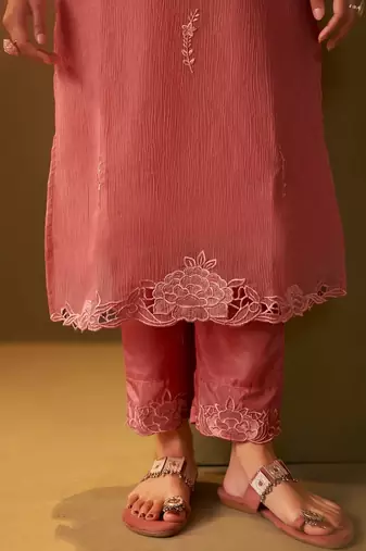 Women Ethnic Motifs Embroidered Kurta with Trousers & Dupatta
