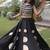 Women's Cotton Lehenga Choli Set with Golden Mirror Work Blouse & Polka Dot Lehenga-full stitched free size
