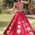 Women's Cotton Lehenga Choli Set with Golden Mirror Work Blouse & Polka Dot Lehenga-full stitched free size