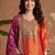 Women Ethnic Motifs Embroidered Thread Work Kurta with Trousers & With Dupatta
