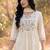 Women Floral Embroidered Empire Thread Work Cotton Kurta with Trousers & With Dupatta