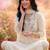 Women Floral Embroidered Empire Thread Work Cotton Kurta with Trousers & With Dupatta