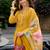 Floral Embroidered A-Line Kurta With Trousers & Dupatta