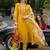 Floral Embroidered A-Line Kurta With Trousers & Dupatta