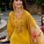 Floral Embroidered A-Line Kurta With Trousers & Dupatta