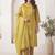 Women Ethnic Motifs Printed Beaded Cotton Kurta with Trousers & Dupatta