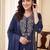 Women Ethnic Motifs Embroidered Thread Work Cotton Kurta with Trousers & With Dupatta