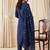 Women Ethnic Motifs Embroidered Thread Work Cotton Kurta with Trousers & With Dupatta