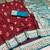 Maroon soft banarasi silk saree with zari weaving meenakari design