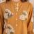 Floral Embroidered Mandarin Collar Cotton Kurta With Trousers