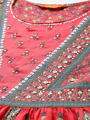 Ethnic Motifs Printed Kurta with Trousers & Dupatta 2