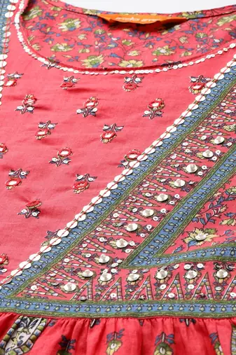 Ethnic Motifs Printed Kurta with Trousers & Dupatta