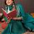 Ethnic Motifs Embroidered Thread Work Cotton Kurta With Trousers & Dupatta