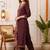 Women Ethnic Motifs Embroidered Thread Work Kurta with Trousers & With Dupatta