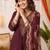 Women Ethnic Motifs Embroidered Thread Work Kurta with Trousers & With Dupatta