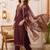 Women Ethnic Motifs Embroidered Thread Work Kurta with Trousers & With Dupatta