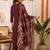 Women Ethnic Motifs Embroidered Thread Work Kurta with Trousers & With Dupatta