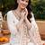Women Ethnic Motifs Embroidered Thread Work Cotton Kurta with Trousers & With Dupatta