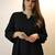 Black viscose chanderi beautiful plain top-bottom with printed dupatta kurta pant set