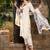 Floral Embroidered Patchwork Straight Kurta With Trousers & Dupatta