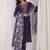 Women Floral Embroidered Thread Work Kurta with Trousers & With Dupatta