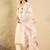 Women Floral Embroidered Thread Work Kurta with Trousers & With Dupatta