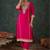 Women Ethnic Motifs Embroidered Thread Work Kurta with Trousers & With Dupatta