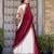 white silk blend embroidered traditional lehenga choli