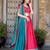 pink silk blend embroidered traditional lehenga choli