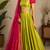 parrot green tissue plain traditional lehenga choli with free size upto 42