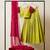 parrot green tissue plain traditional lehenga choli with free size upto 42