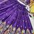 purple crepe embroidered traditional lehenga choli with free size upto 42