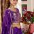 purple crepe embroidered traditional lehenga choli with free size upto 42