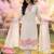 Women Floral Embroidered Thread Work Cotton Kurta with Trousers & With Dupatta