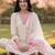 Women Floral Embroidered Thread Work Cotton Kurta with Trousers & With Dupatta