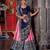 pink silk blend printed traditional lehenga choli