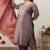 Plus Size Embroidered Sequinned Kurta with Palazzos & With Dupatta